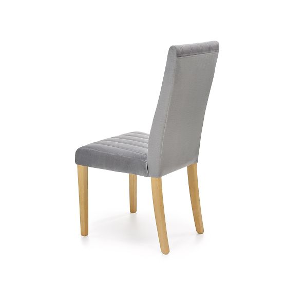 Scaun de masă DIEGO 3 - gri deschis/natural