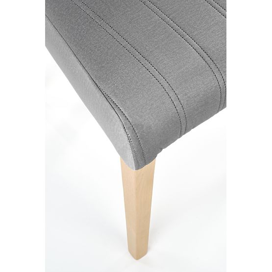Scaun de masă DIEGO 3 - gri deschis/natural