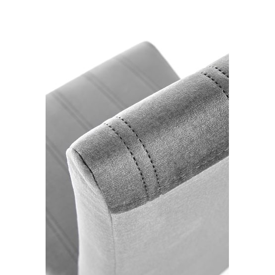 Scaun de masă DIEGO 3 - gri deschis/natural