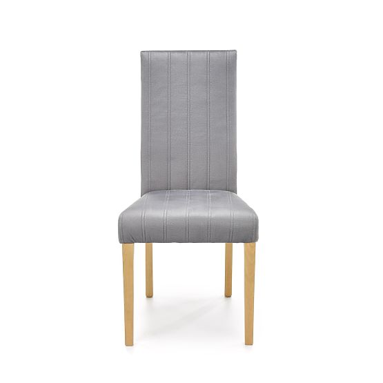 Scaun de masă DIEGO 3 - gri deschis/natural