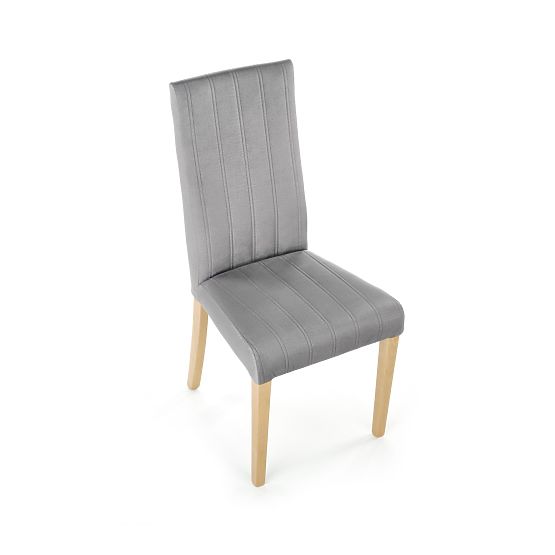 Scaun de masă DIEGO 3 - gri deschis/natural