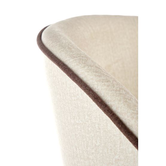 Scaun de masă MARINO - stejar miere/crem