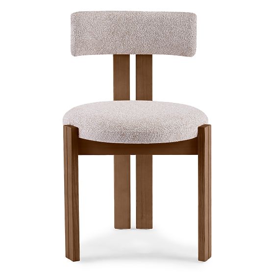 Scaun de masă Matteo, bej-crem/maro