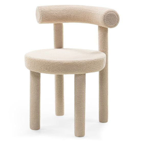 Scaun de masă Pedro 2.0, bej, boucle