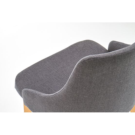 Scaun de masă TOLEDO - stejar miere/gri închis