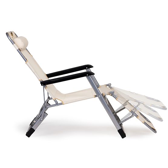 Scaun de plajă pliabil pentru grădină 2 în 1