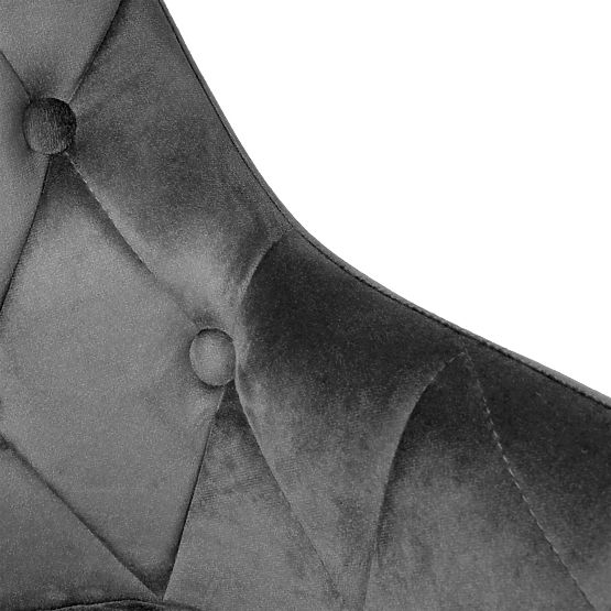 Scaun din catifea ATLANTA VELVET grafit