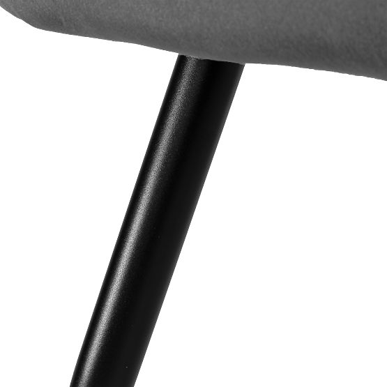 Scaun din catifea ATLANTA VELVET grafit