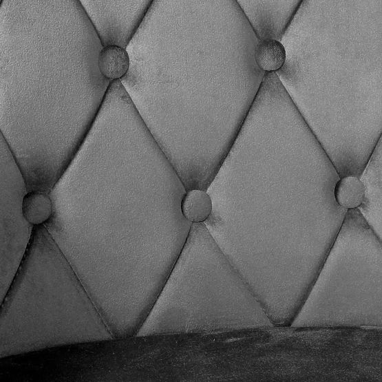 Scaun din catifea ATLANTA VELVET grafit