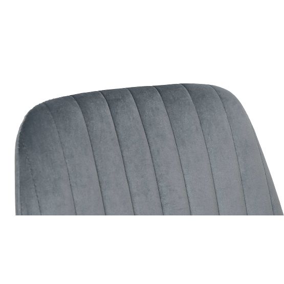 Scaun din catifea LORIENT VELVET grafit