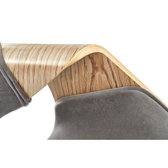 Scaun K396 stejar deschis / gri (1p=1buc)