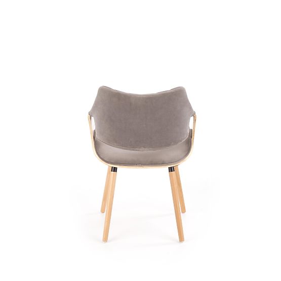 Scaun K396 stejar deschis / gri (1p=1buc)