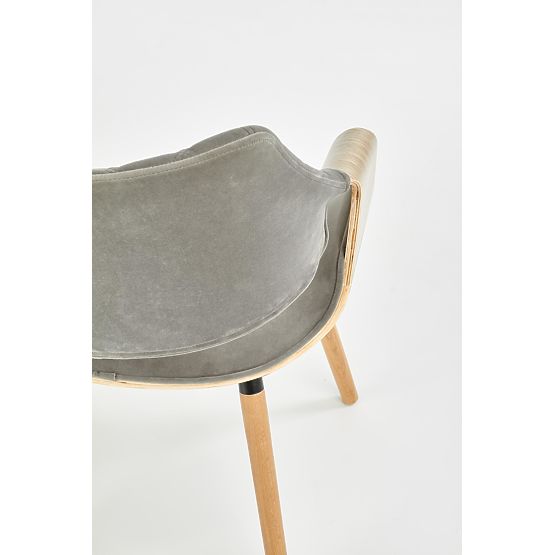 Scaun K396 stejar deschis / gri (1p=1buc)