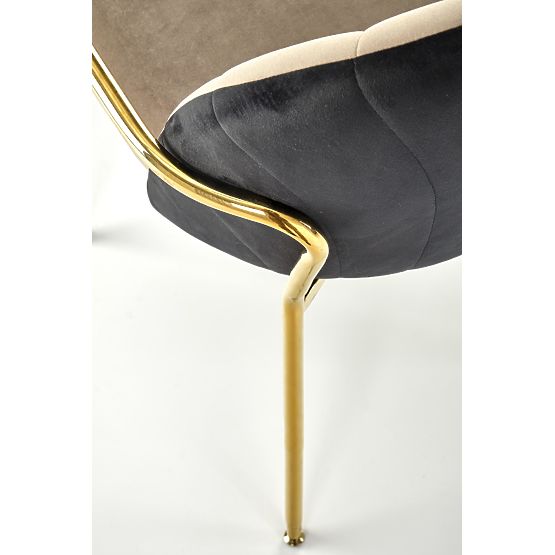 Scaun K500 bej/negru (1p=2 bucăți)