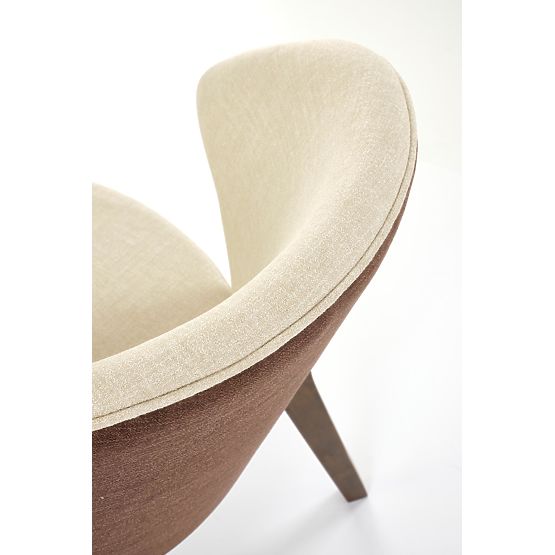 Scaun K583, nuc / maro / bej (1p=2buc)