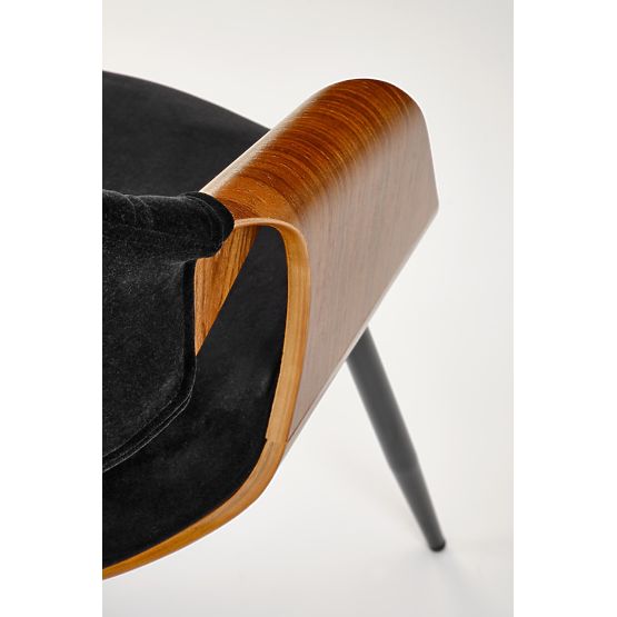 Scaun K586, nuc / negru (1p=1buc)