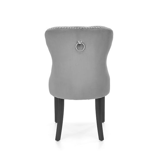 Scaun MIYA negru / tapițerie: gri (1p=2buc)