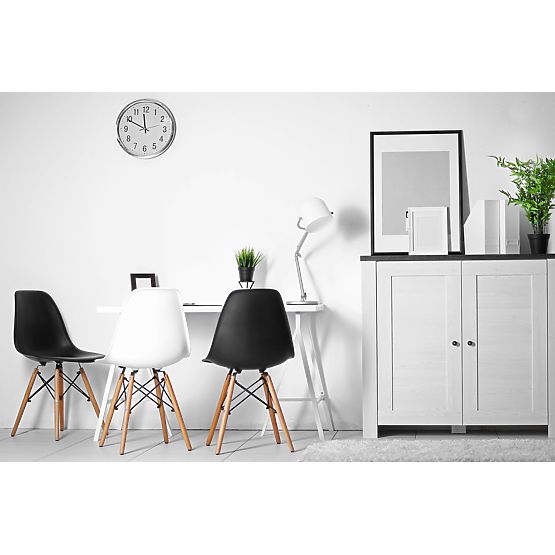 Scaun modern Milano DSW PP negru