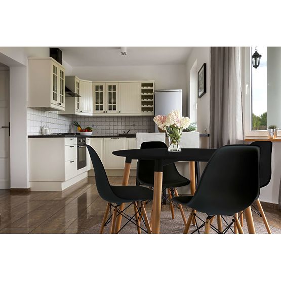 Scaun modern Milano DSW PP negru