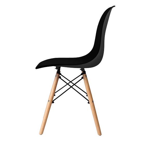 Scaun modern Milano DSW PP negru
