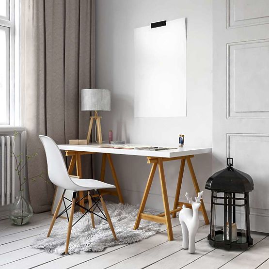Scaun modern Paris DSW alb