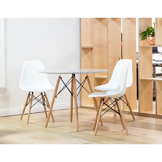 Scaun modern Paris DSW alb