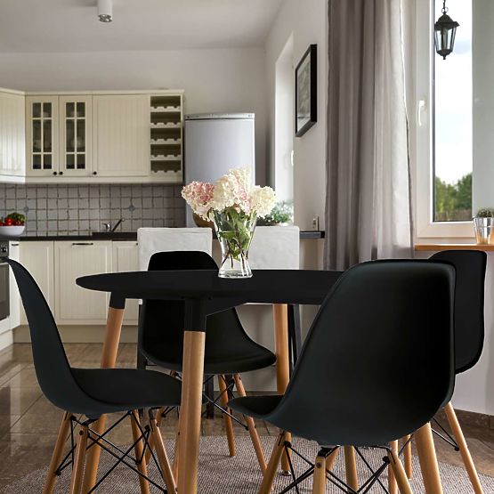 Scaun modern Paris DSW negru