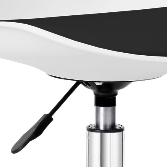 Scaun rotativ Grover alb-negru