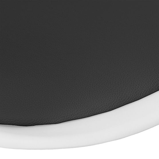 Scaun rotativ Grover alb-negru