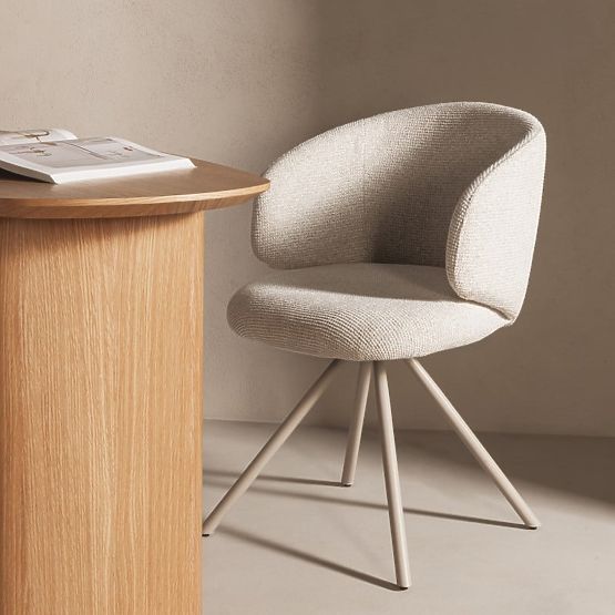 Scaun rotativ Pearl bej