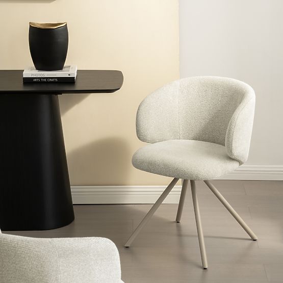 Scaun rotativ Pearl bej