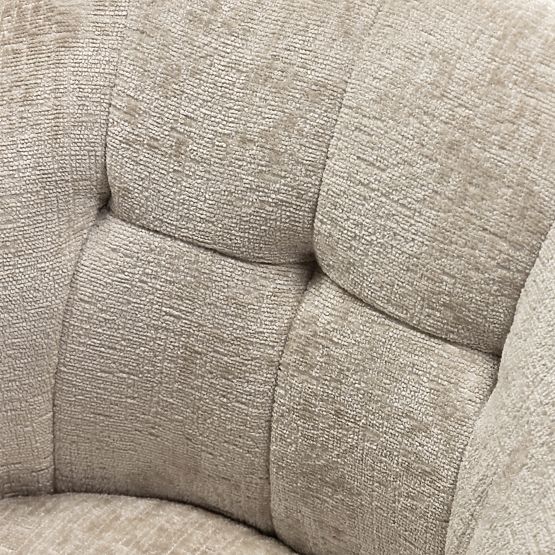 Scaun rotativ Santos bej deschis/picioare negre