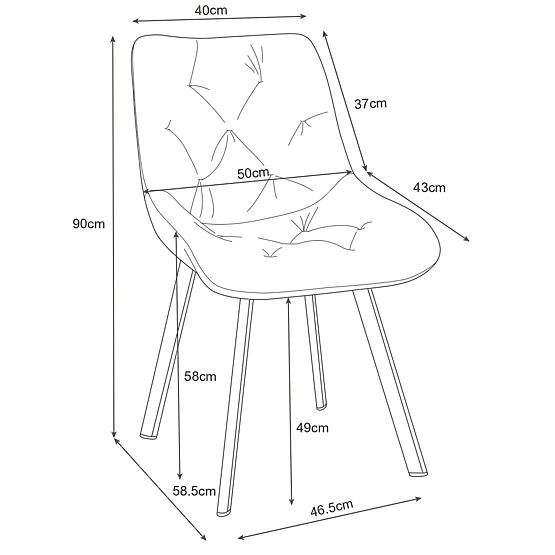 SCĂUN SJ.33 ROZ PUDRAT