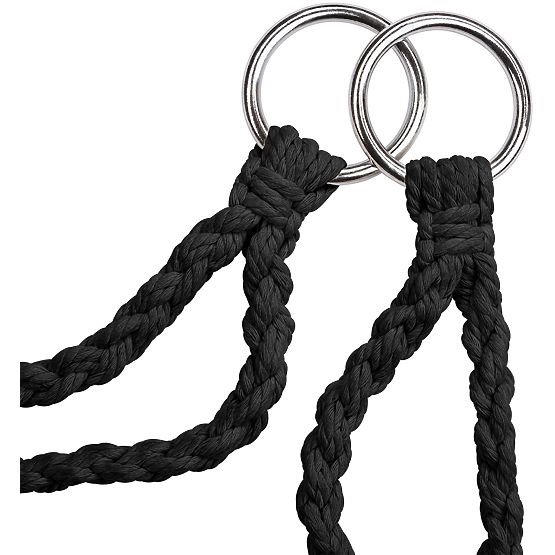 Scaun suspendat boho cu pernă neagră 490129A