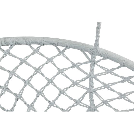 Scaun suspendat Cuib de barză LAGOS gri cu perne