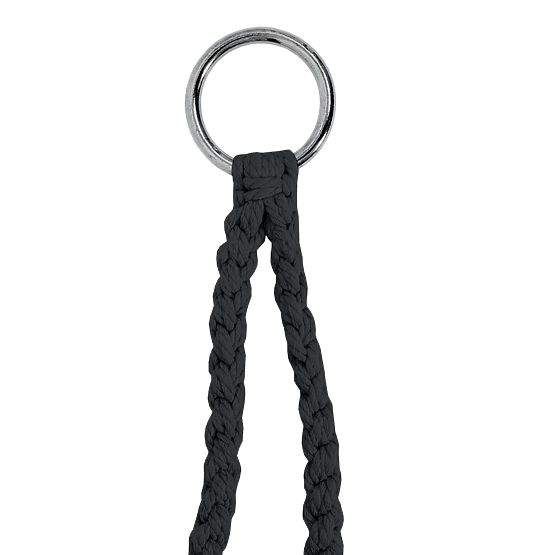 Scaun suspendat Cuib de barză LAGOS negru cu perne