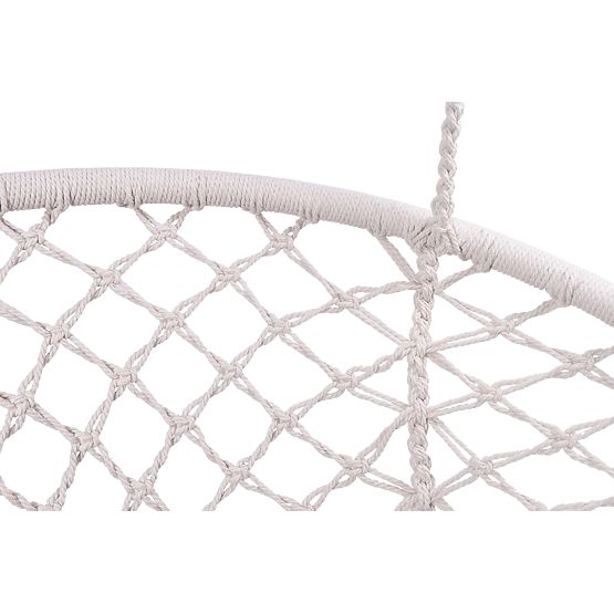 Scaun suspendat Cuib de barză TOGO cu perne crem