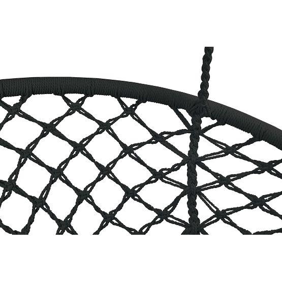 Scaun suspendat Cuib de Barză TOGO cu perne negre