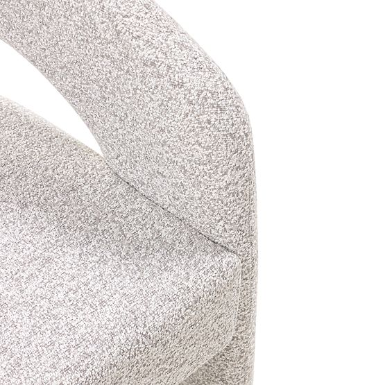 Scaun tapițat Castelo gri-bej