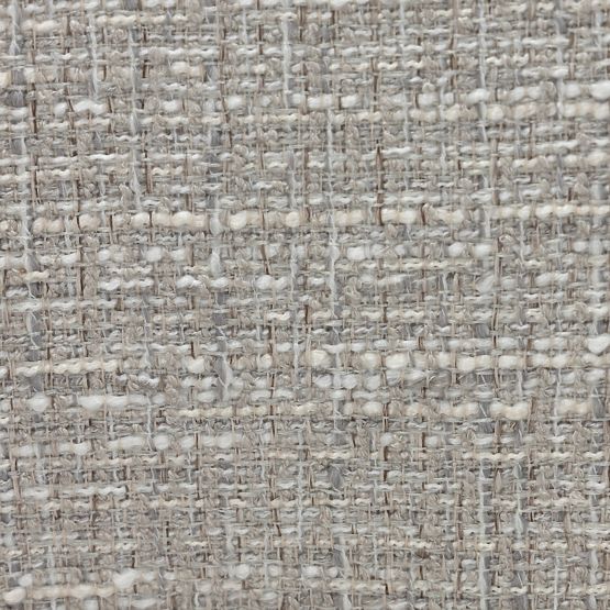 Scaun tapițat Elaine bej-gri, forme rotunjite