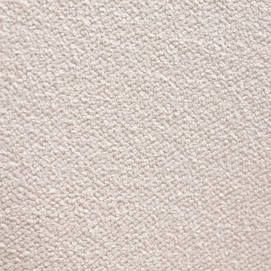 Scaun tapițat Elaine crem, boucle, forme rotunjite