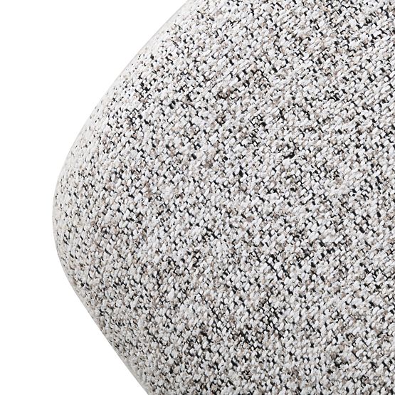 Scaun tapițat Hiroki, melanj bej-gri