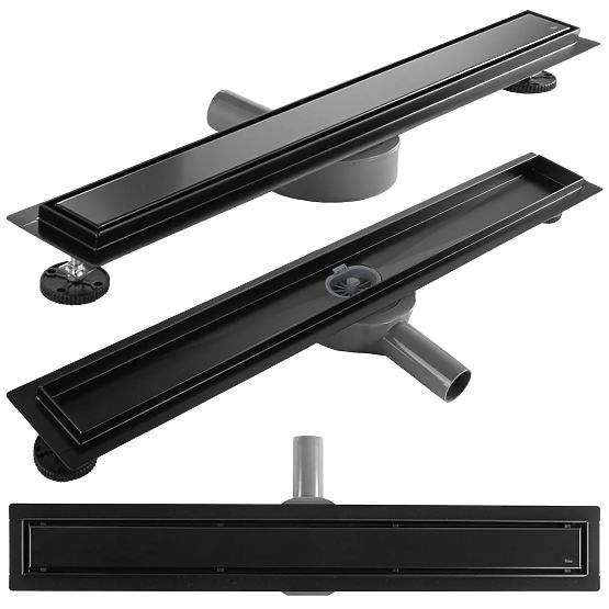 Scurgere liniară REA Neox pentru Negru 50