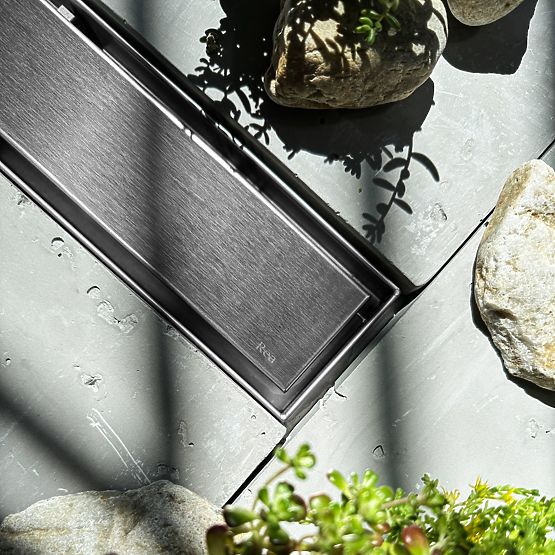 Scurgere liniară REA NEOX PRO Oțel periat 50