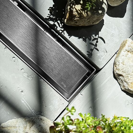 Scurgere liniară REA NEOX PRO Oțel periat 60