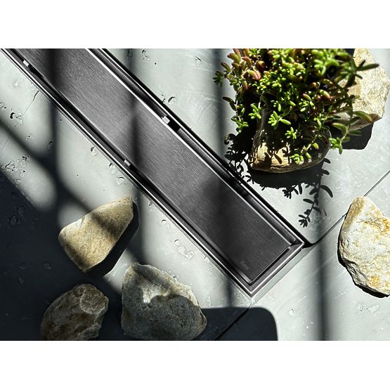 Scurgere liniară REA NEOX PRO Oțel periat 60