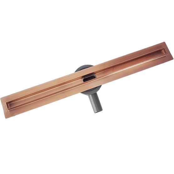 Scurgere liniară REA NEOX SLIM PRO cupru periat 60