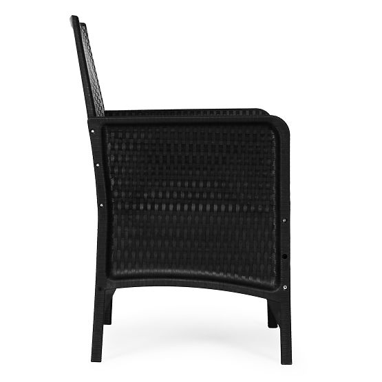 Set 2x scaun de grădină cu pernă, set de scaune pentru balcon, terasă, grădină negru MultiGarden