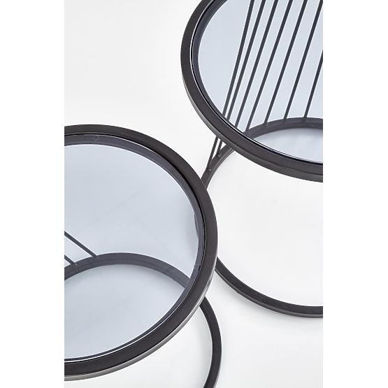 Set ANTILLA de 2 mese negre/fumurii (1p=1buc)