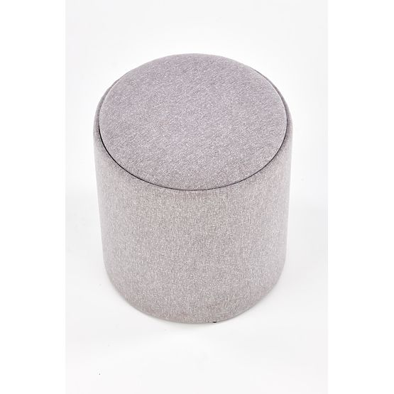 Set AVIKO de 2 pufuri, gri deschis